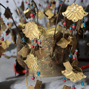 Vintage Japanese Shinto Brass Crown Tendoji Daikan Phoenix Repurposed Box18