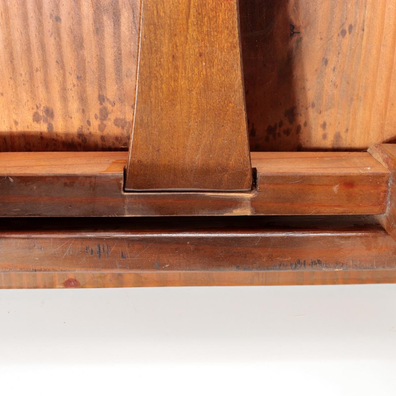 Vintage Japanese Wooden Chabudai Small Folding Table WO64114