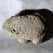 Japanese Carved Porous Stone Frog Sculpture Garden Ornament BT25613