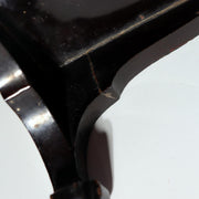 Japanese Lacquer Footed Tray Stand Mother-of-Pearl Removable Inner Tray Raden13