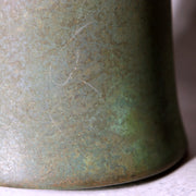 Japanese Vintage Bronze Flower Vase Tetsutaro Nagai Signed Mid-Century Modern11