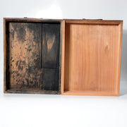 Taisho Showa Japanese Tamamoku Wood Small Chest Ko-dansu Inkstone Drawer WO63014