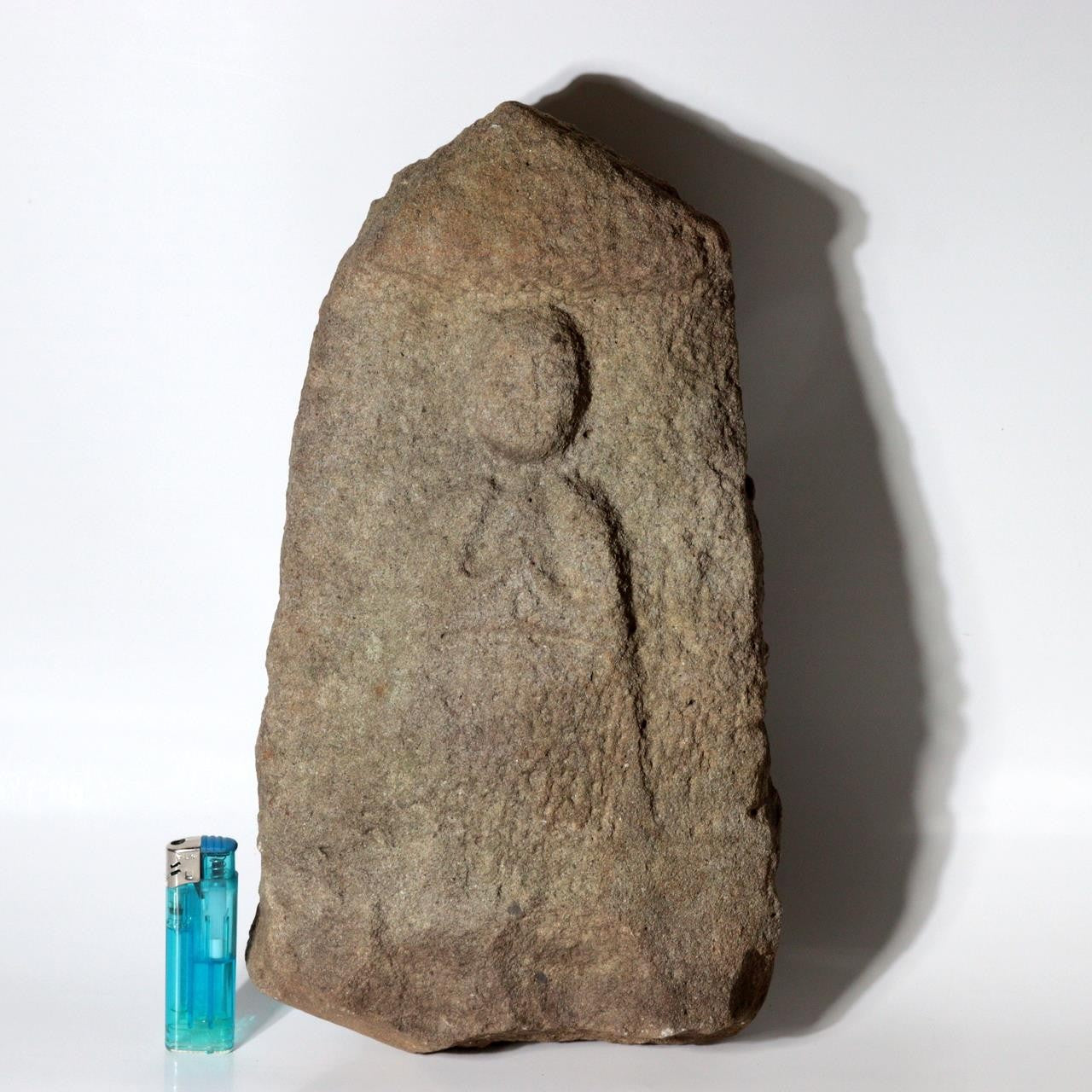 Mid to Late Edo Period Japanese Stone Jizo Bosatsu Statue BT2540