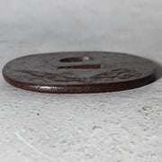 High-Class Antique Japanese Samurai Sword Tsuba Satsuma School Dragon Gold Inlay12