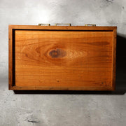 Japanese Vintage Wooden 3-Drawer Mini Tansu Hari-bako Sewing Box Organizer 31.5c8