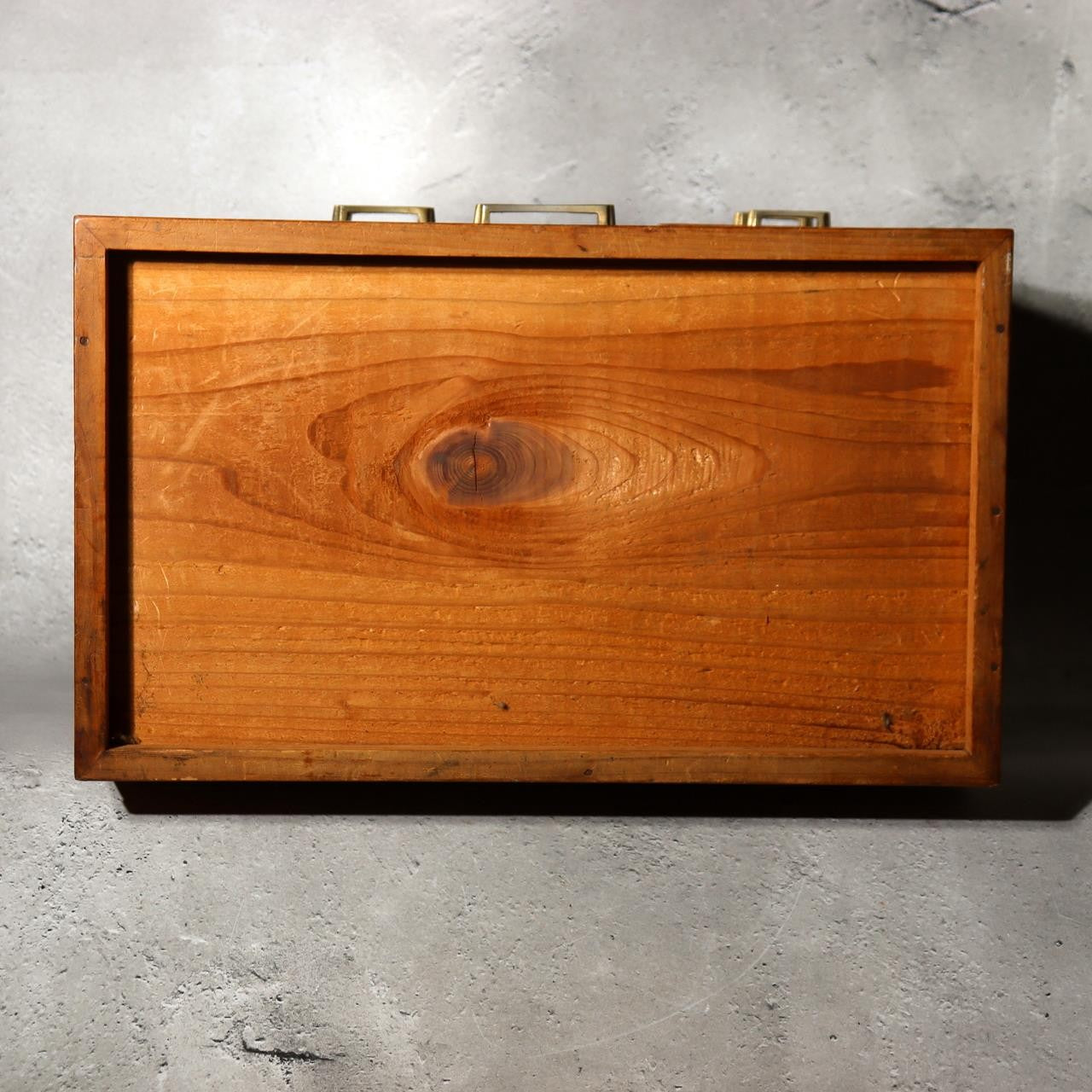 Japanese Vintage Wooden 3-Drawer Mini Tansu Hari-bako Sewing Box Organizer 31.5c8