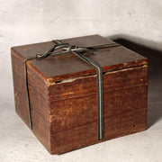 Antique Korean Celadon Tea Bowl Early Joseon Dynasty Sunakodai Kintsugi Box3