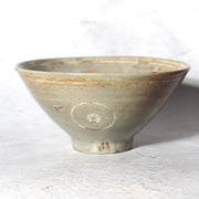 Edo Period Matsushiro-yaki Tea Bowl - Goryeo Celadon Style - Mismatched PCP2882