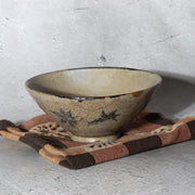 Late Edo Seto Karatsu Fukizumi Chawan Tea Bowl Gosu Maple Kintsugi Repair PCP3164