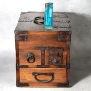 Antique Small Meiji Japanese Wooden Suzuribako Writing Box Ko dansu WO6292