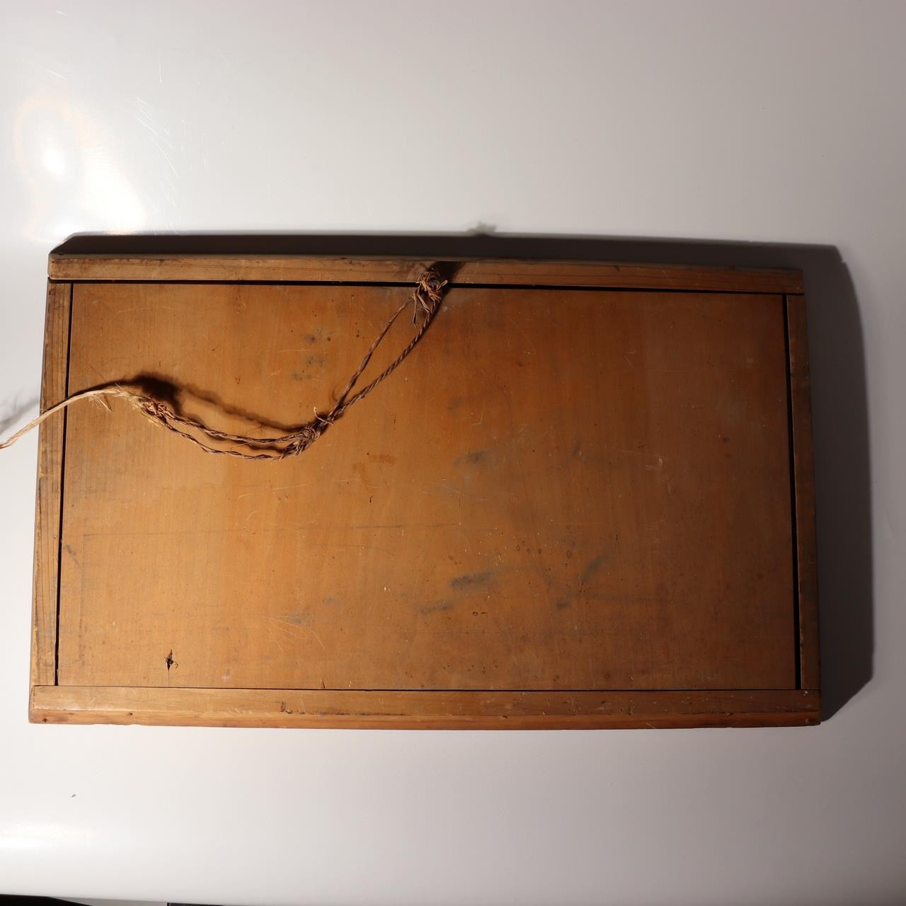 Japanese Antique 20.5in Ema Votive Tablet Horse Painting Wood Shrine Art Temple18