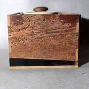 Japanese Wooden Tabako-bon Smoking Set Taimadera Temple Reclaimed Wood WO63819
