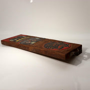 Vintage Japanese Wood Sign Kanban Black Cat Maneki Neko Sincerity Showa Era7