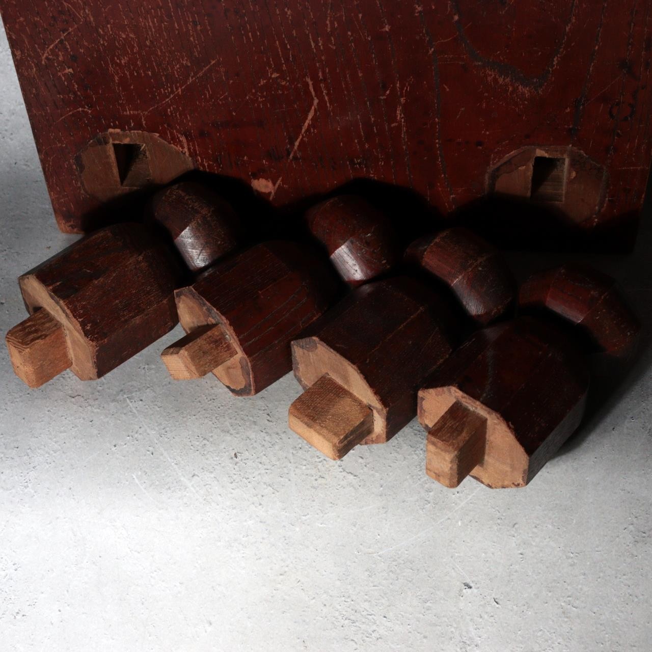 Vintage Japanese Wooden Shogi Board Set with Koma Pieces WO6316