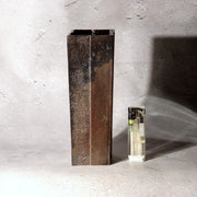Living National Treasure Keiten Takahashi Iron & Flowing Copper Fusion Vase3