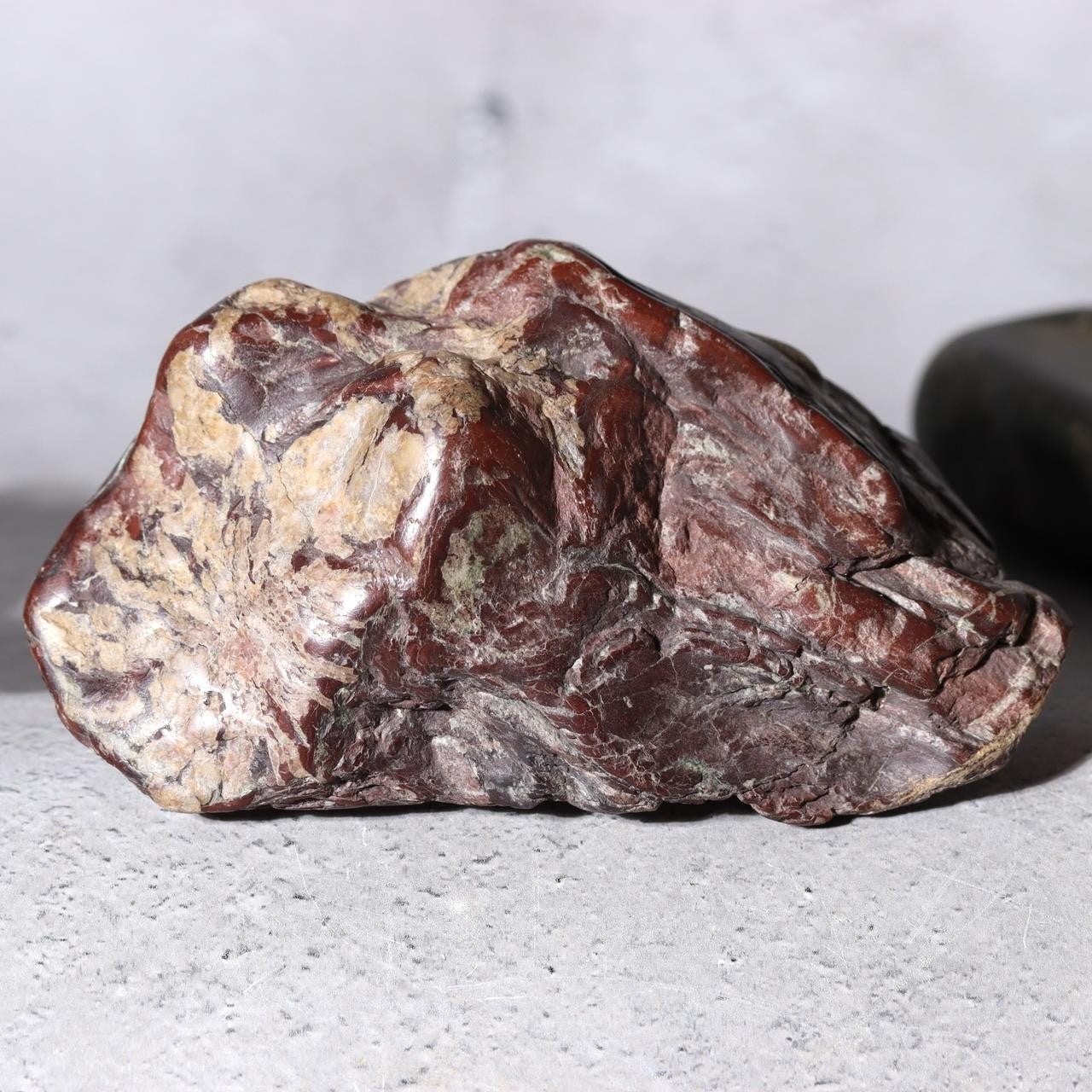 Japanese Red Kikkaseki Chrysanthemum Stone & Landscape Stones - Set of 3 SS2315
