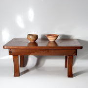 Vintage Japanese Wooden Chabudai Small Folding Table WO6411