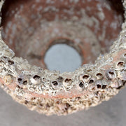 Vintage Japanese Pottery Octopus Trap Takotsubo Barnacles Rope Vase5