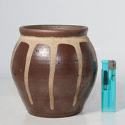Japanese Antique Tanba ware Jar Vase Pottery PV1452