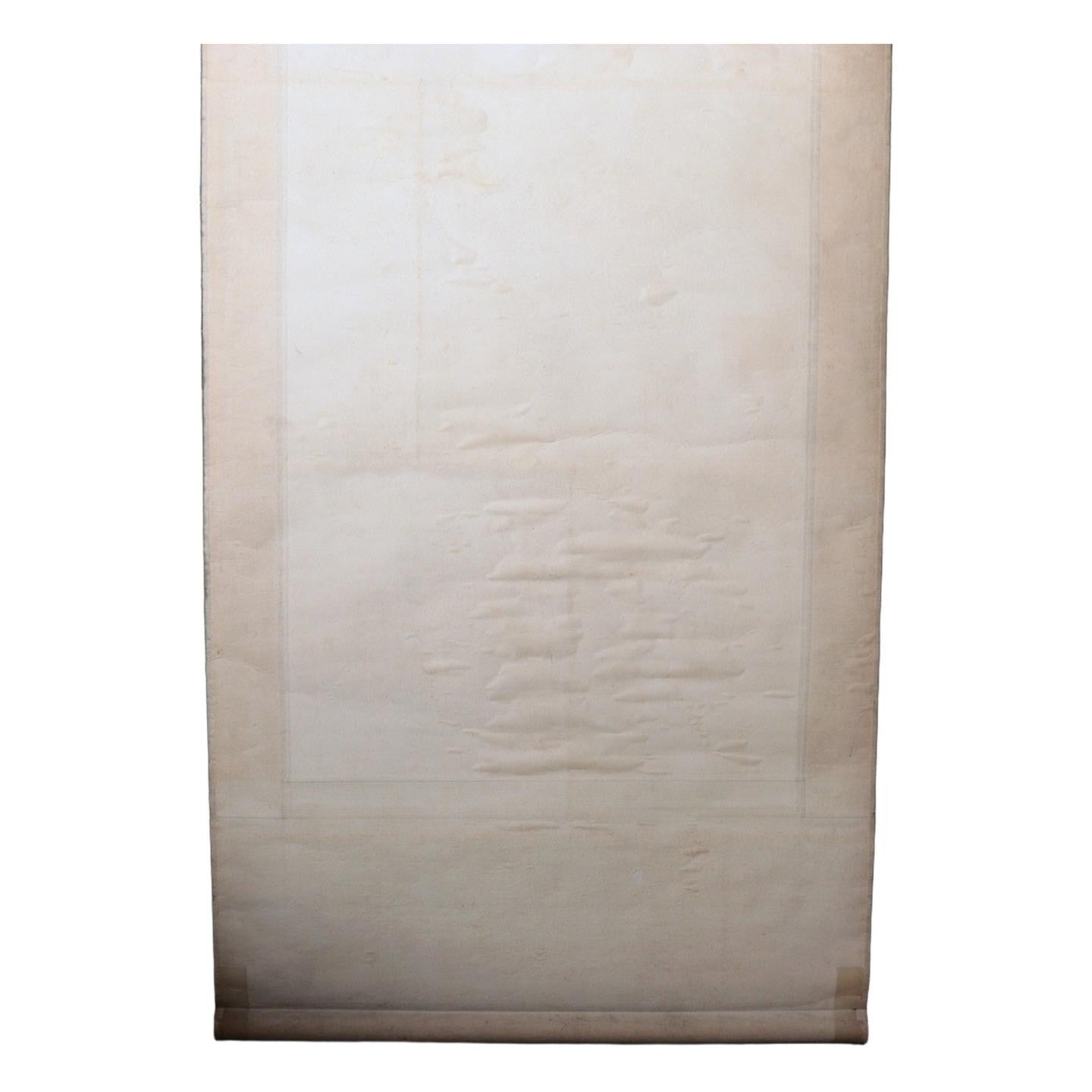 Meiji Period Japanese Calligraphy Hanging Scroll Kakejiku Unknown Artist ASO46219