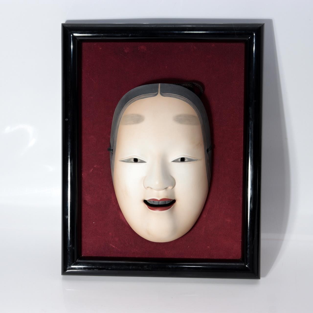 Vintage Japanese Porcelain Noh Mask Ko-omote Nagasawa Ujiharu Franklin