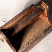 Japanese Antique Money Box Saisenbako Savings Taisho 1918 Temple Shrine Style3