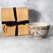 Japanese Antique E-Seto Tea Bowl Seto-Mino Ware End Edo Period Kintsugi Repair6