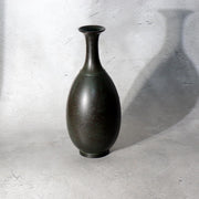 Japanese Cast Bronze Karakane Vase Shoei Kanamori Tomobako BV7697