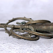 Japanese Shakujo Khakkhara Buddhist Monk's Staff Esoteric Ritual Implement BT25212