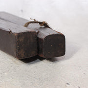 Antique Japanese Hyoshigi Wooden Clappers Fire Patrol Sumo Kabuki Percussion6