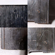 Antique Japanese Samurai Era Rare Prop Real Edo Period Tansu Cabinet Wooden Pegs7