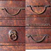 Taisho Showa Japanese Tamamoku Wood Small Chest Ko-dansu Inkstone Drawer WO63012