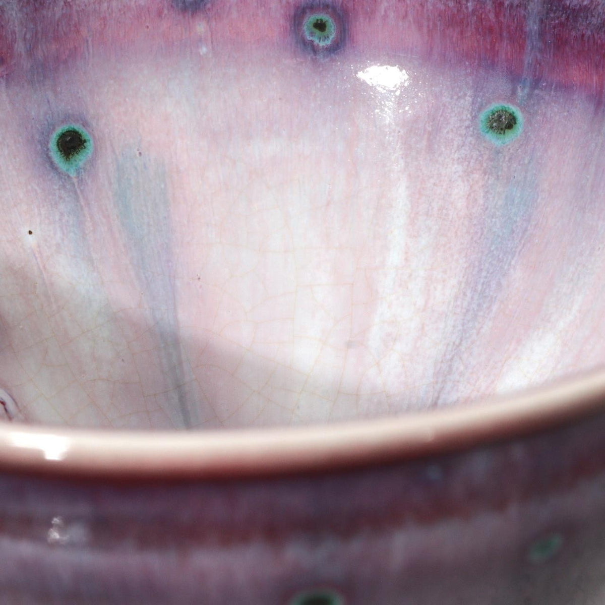 Japanese Kujaku Peacock Tenmoku Matcha Tea Bowl Chawan Matsuyama Gaei Box14