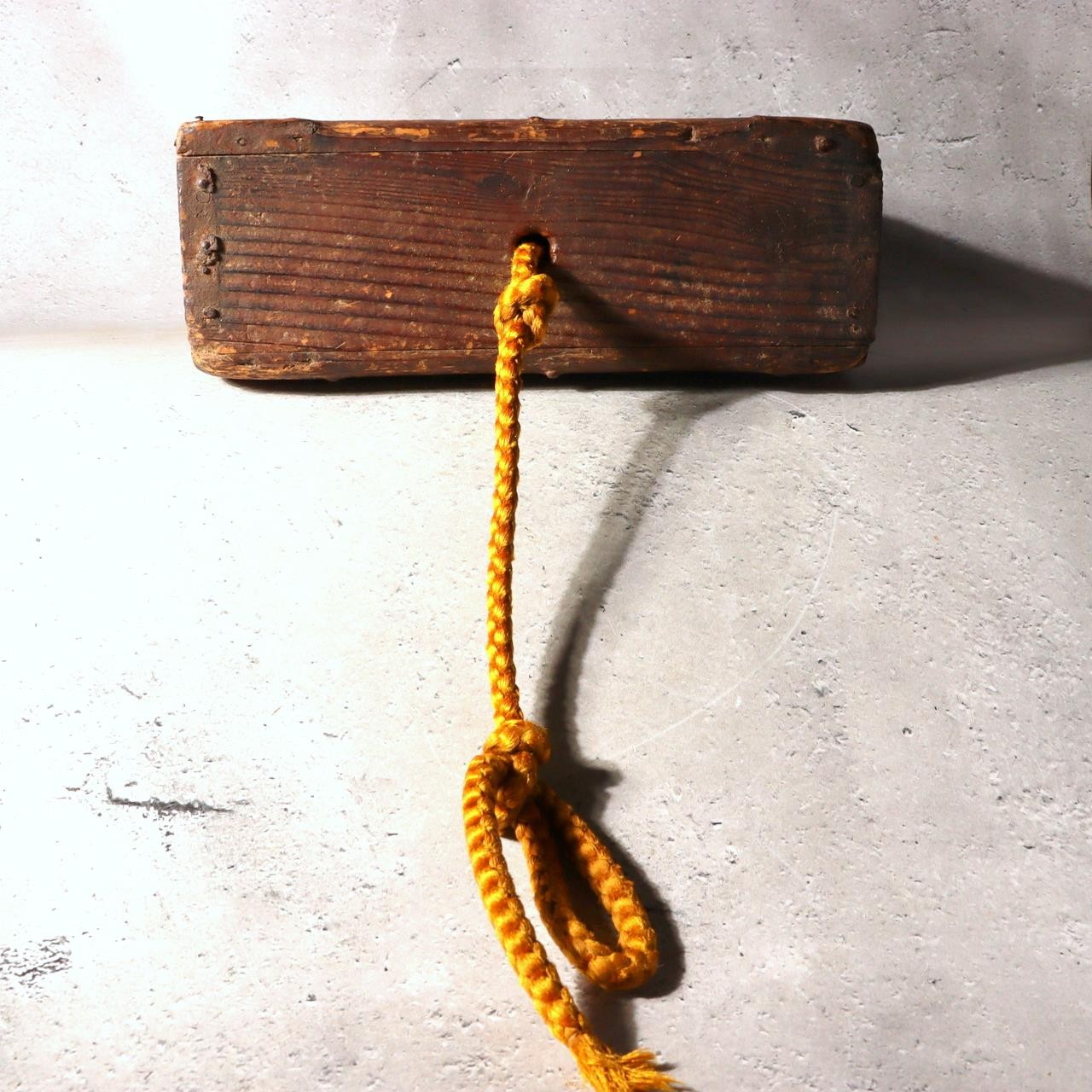 Japanese Antique Wooden Drawer Box House Marked “Yama-sa” No.3 Meiji Era WO5534