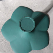 Japanese Bronze Flower Vase Ikenobo Kikyo Ichimonji Yoshiyuki Green7