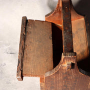 Japanese Antique Money Box Saisenbako Savings Taisho 1918 Temple Shrine Style5