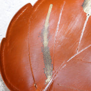 Japanese Bronze Silver Leaf Plates by Yoshimitsu Nishimura Takaoka doki w box6