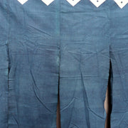Antique Japanese Indigo Dyed Noren Curtain Large Yotsume Crest BRKW17510