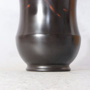 Japanese Solid Bronze Bud Vase by Gyokusen - with Mismatched Wooden Box14