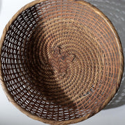 Vintage Japanese Folk Craft Bamboo Woven Basket Collection Set of 8 WO63914