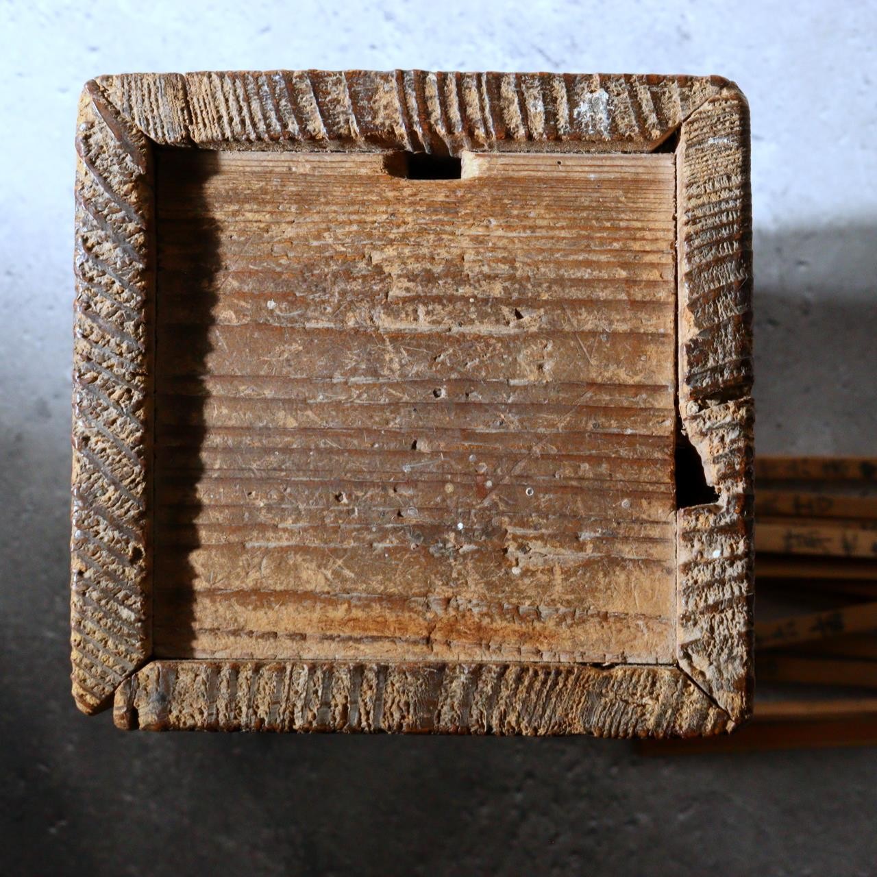 Japanese Antique Buddhist Omikuji Box with 93 Bamboo Fortune Sticks8