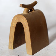 Shugoro Hasuda Japanese Cast Bronze Paperweight Boar Signed Box Modernist BOSa171