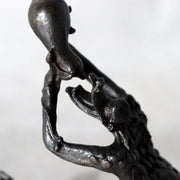 Japanese Bronze Kappa Statue by Takashi Omori Sculpture BOSa590