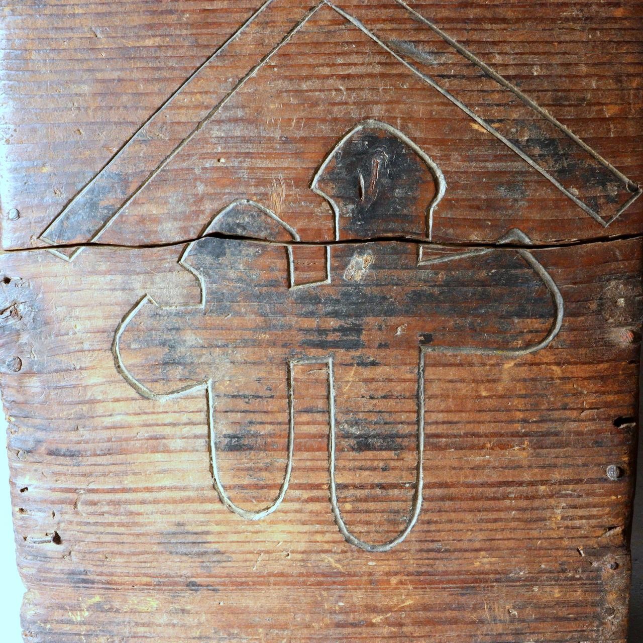 Japanese Antique Wooden Drawer Box House Marked “Yama-sa” No.3 Meiji Era WO5535