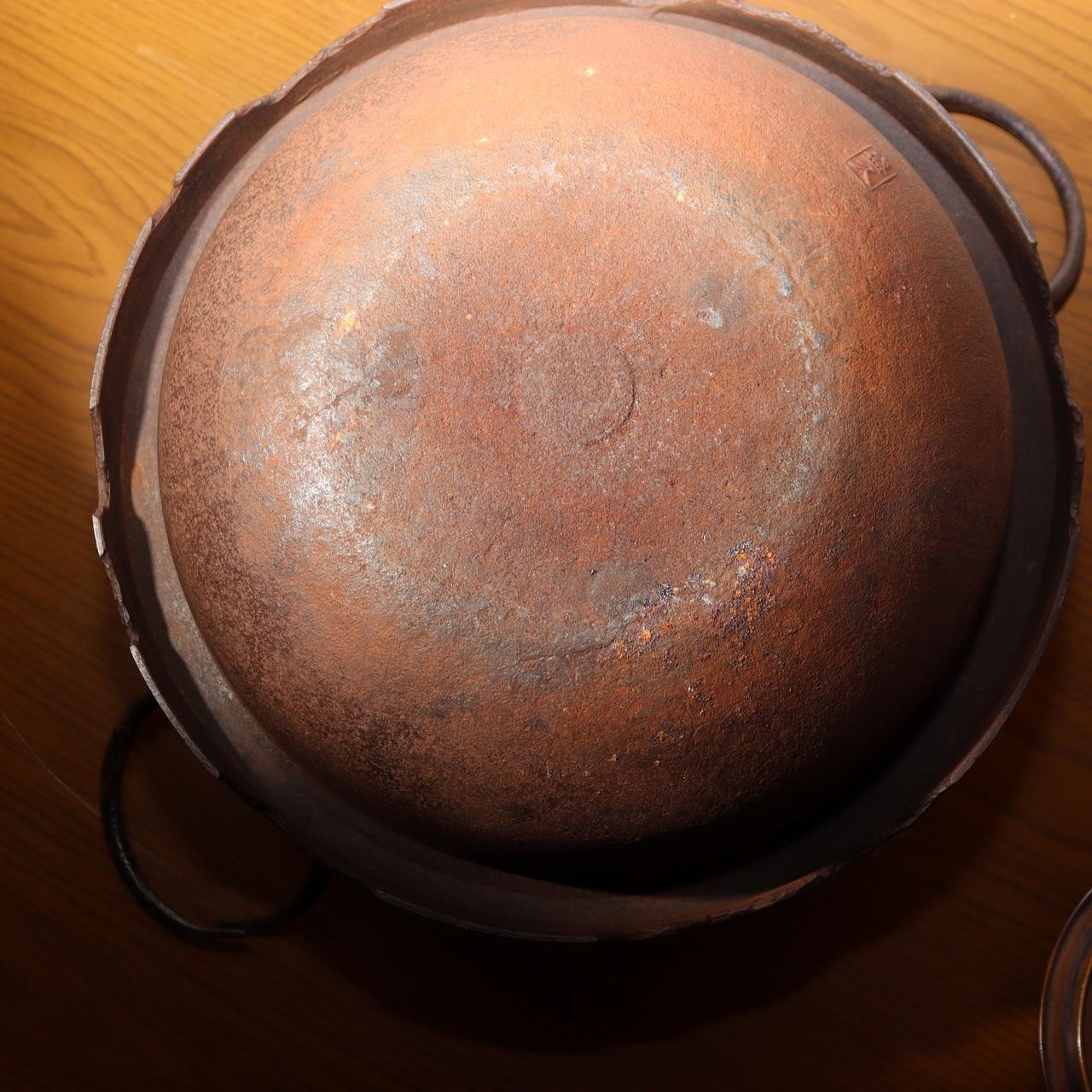 Living National Treasure Suzuki Morihisa Nanbu Iron Kettle Rabbit Chagama Box8