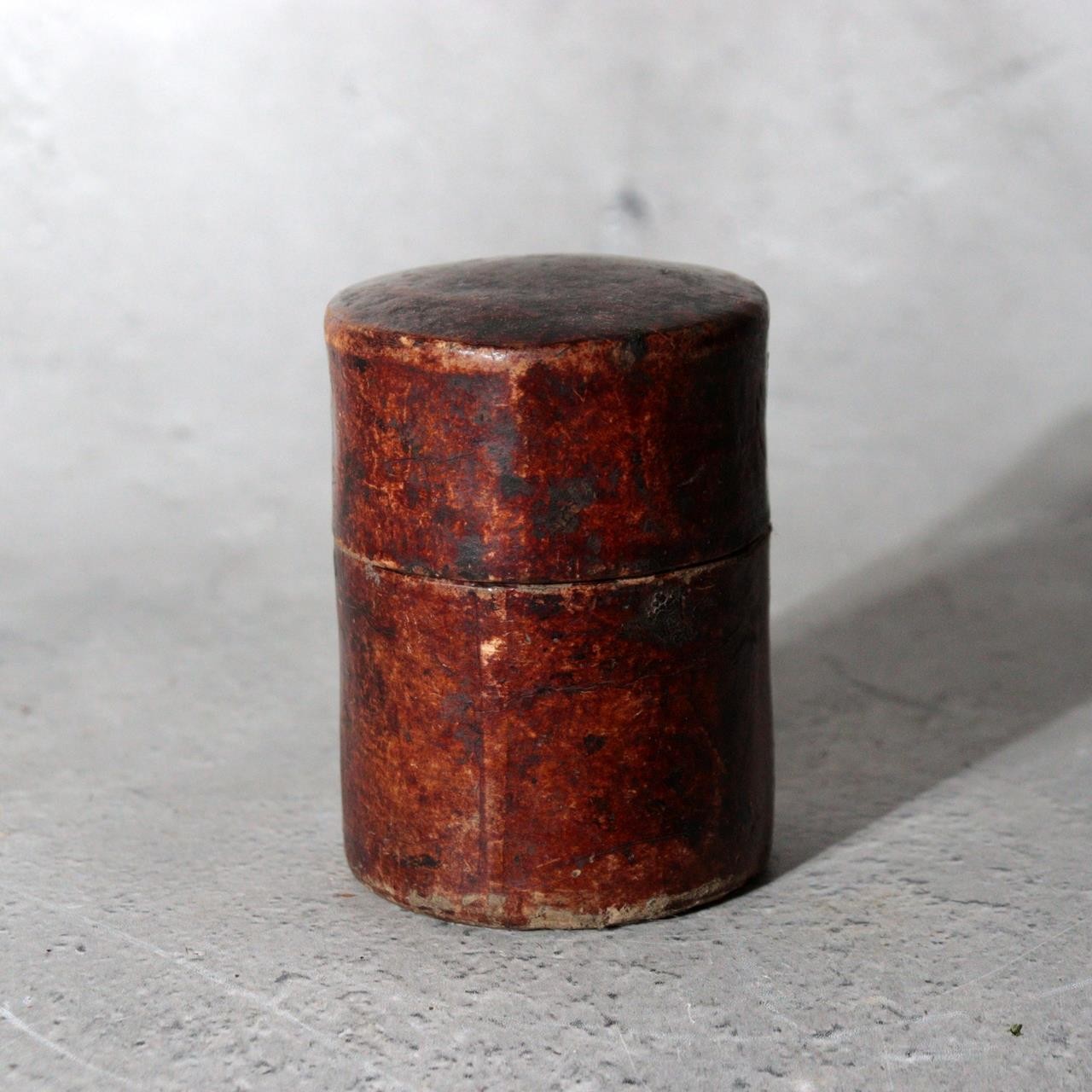 Japanese Vintage Antique Mingei Bamboo Basket & Ikkanbari-style Tea Caddy Set13