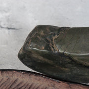 Vintage Japanese Kamuikotan Suiseki Viewing Stone Mountain Shape Daiza Box18