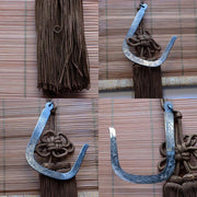 Japanese Bamboo Misu Sudare Blinds Set of 4 Engraved Hooks Box18