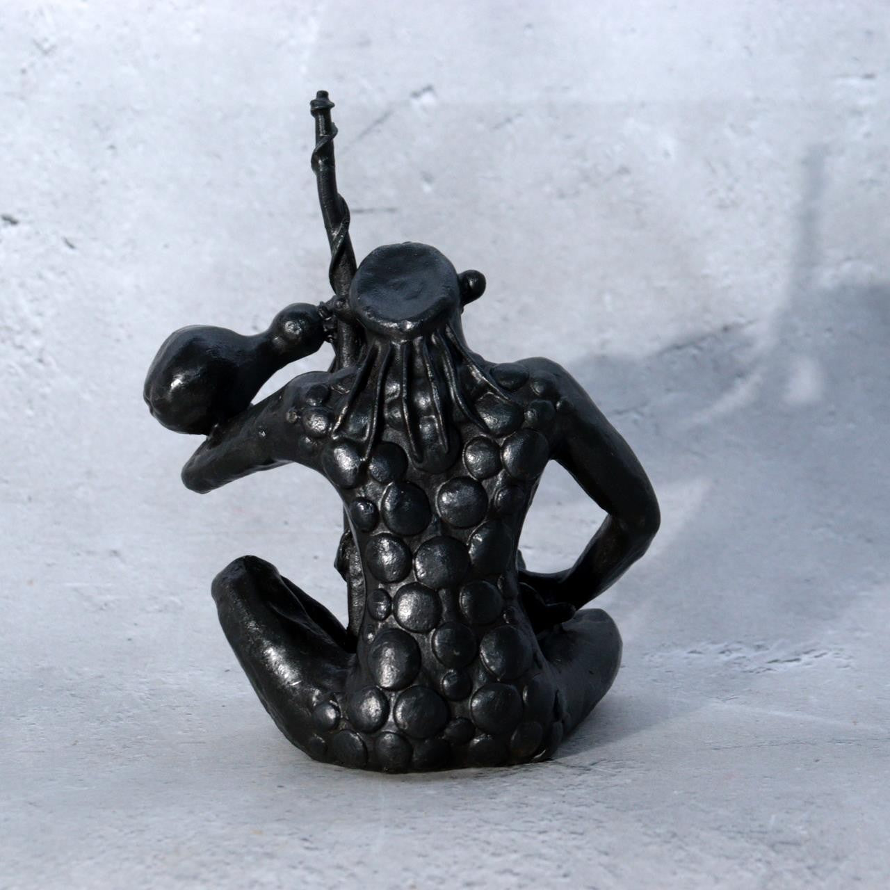 Japanese Cast Bronze Kappa Taikobo Statue by Takashi Omori BOSa603