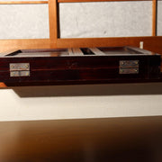 Antique Japanese Wooden Screen Tsuitate Byobu Folding Lattice Partition WO5048